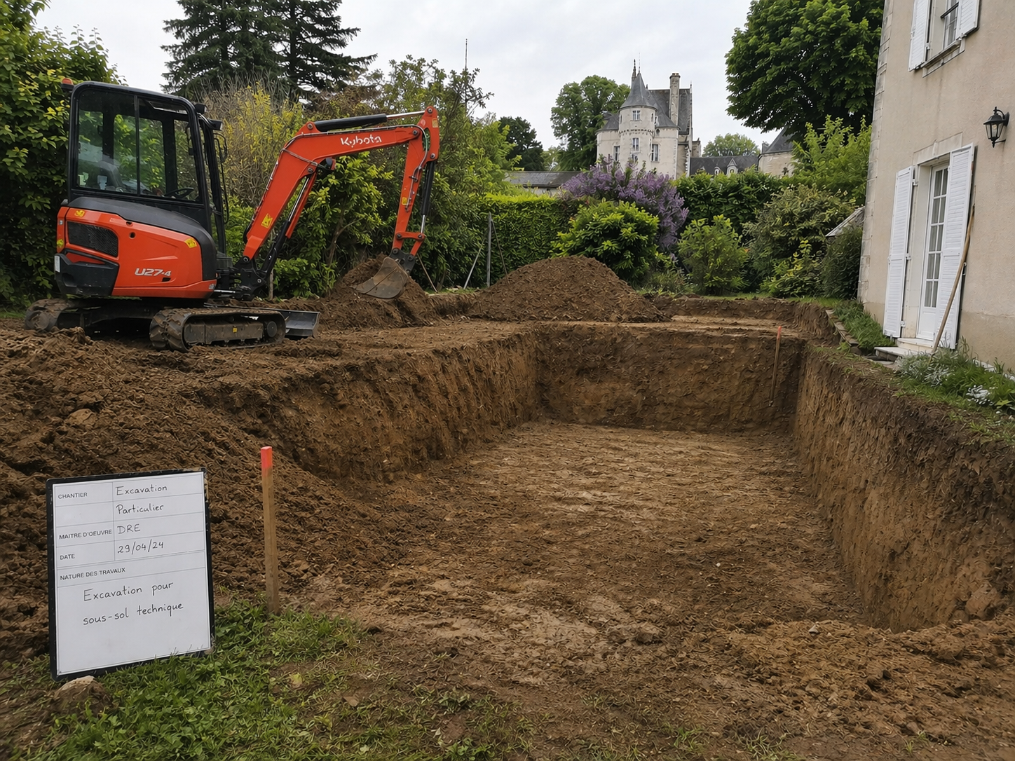 Excavation en Indre-et-Loire — TD Terrassement 37